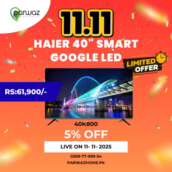 Haier 40" Inch 40k800ux Smart Google LED